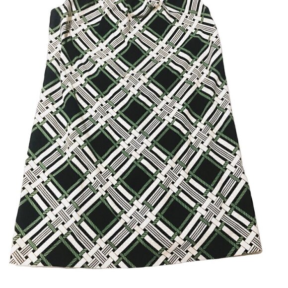 Vineyard Vines r Tiller Rope print cotton sleeveless dress, size 2 - Picture 4 of 10